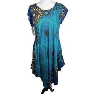 Tiny Elephant Boho Dress, Fits size L-XL, New with Tags, NWT